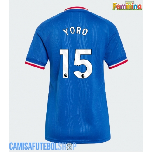 Camisa de time de futebol Manchester United Leny Yoro #15 Replicas 2º Equipamento Feminina 2026-27 Manga Curta